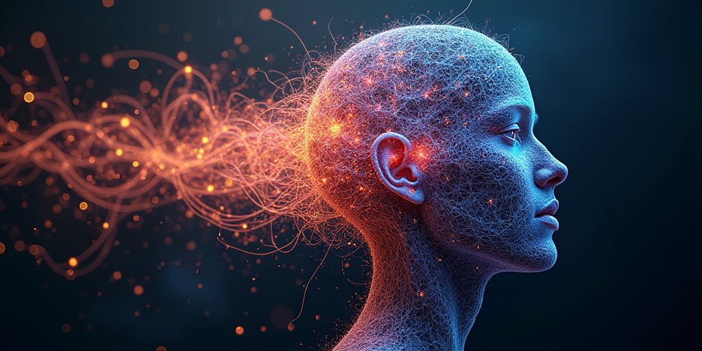 An abstract artistic representation of a complex, multi-layered spectrum or a colorful, intricate web of interconnected lines and nodes, symbolizing the multifaceted nature of human attraction beyond a single number.